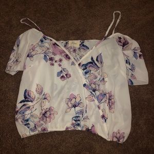 Floral crop top